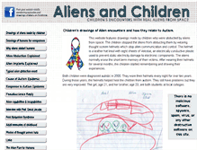 Tablet Screenshot of aliensandchildren.org